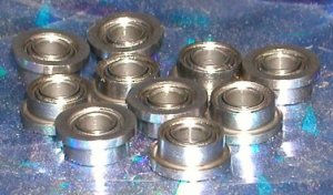 10 Flanged Bearing 3x6x2 Open:vxb:Ball Bearings