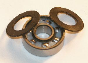 16 Skate Bearing 608-2RS 8x22x7 Ceramic Si3N4:Sealed:vxb:Ball Bearing