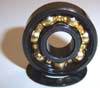 16 ABEC-7 inline Skate Balls Bearings Bronze Cage Black