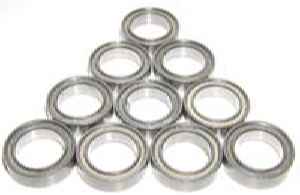 10 Balls Bearings 61801-2TS 12mm x 21mm x 5mm Teflon Sealed