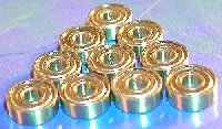 10 Balls Bearings 3mm x 8mm Shielded 3mm x 8mm x 3mm