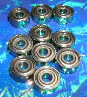 10 Balls Bearings R168ZZ 1/4"x 3/8"x 1/8" Shielded