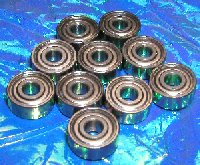 10 Balls Bearings R3ZZ 3/16"x 1/2"x 0.196" Shielded